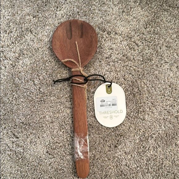 Threshold Wooden Salad Server - Picture 1 of 2